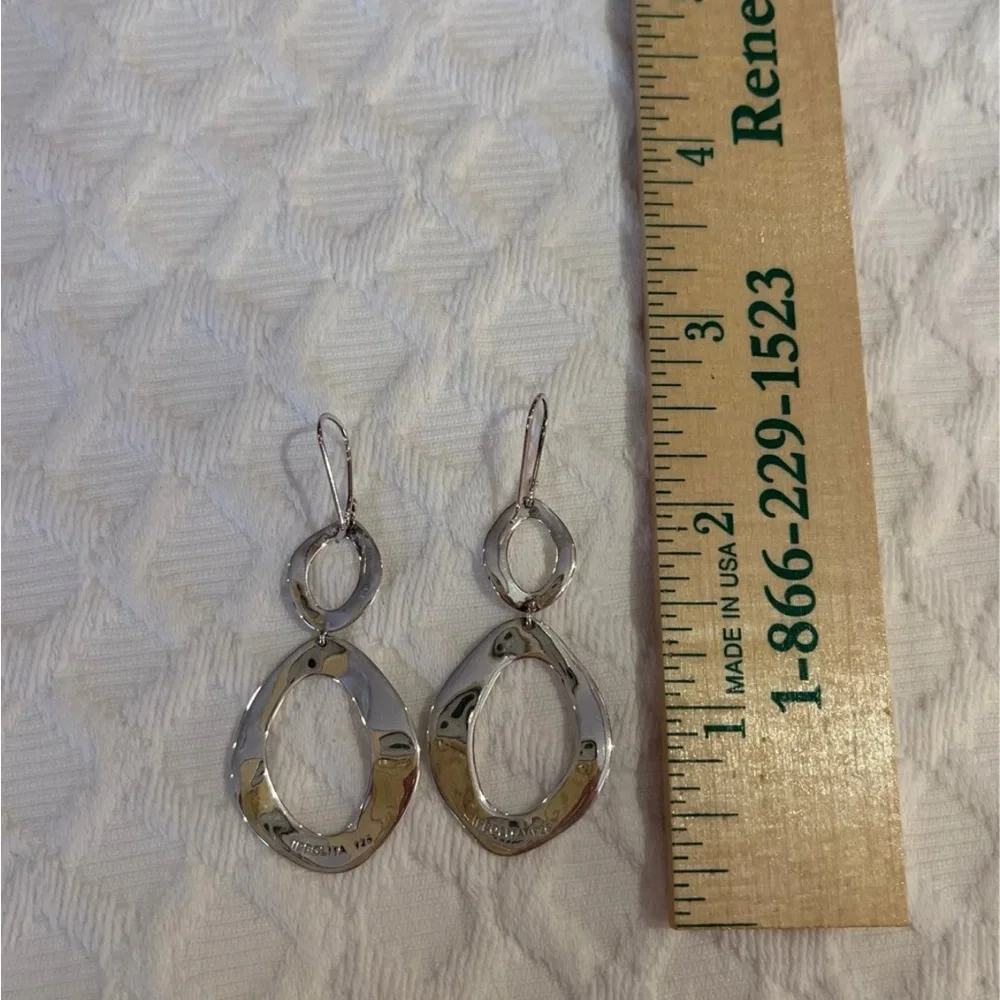 Ippolita Silver Oval Drop Earrings - Picture 3 of 3